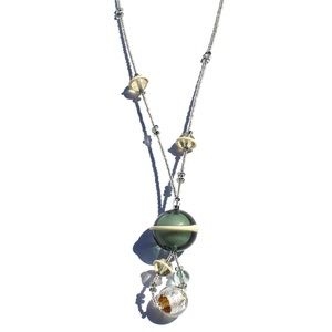 Antica Murrina Murano Glass Lariat Loop Necklace